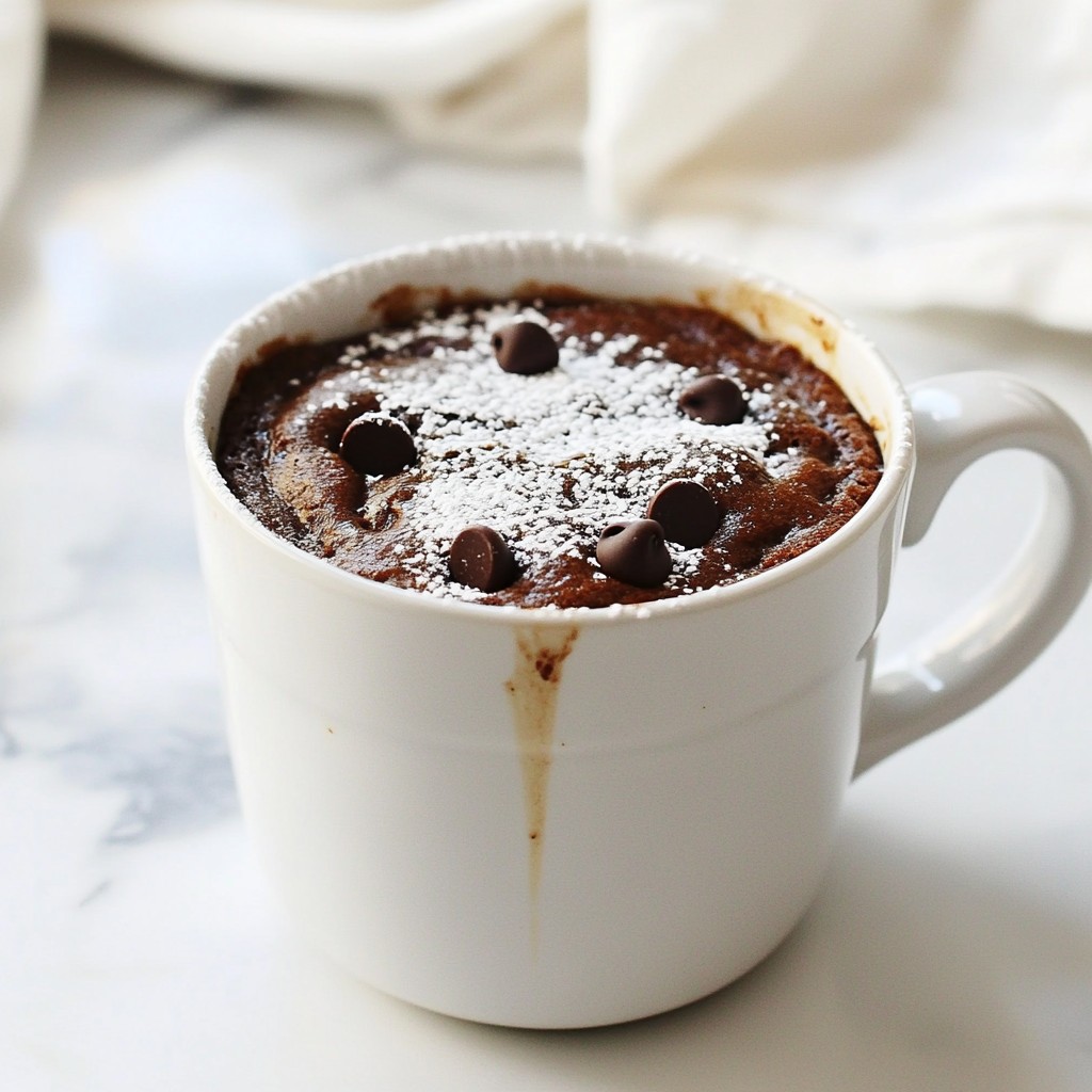 Chocolate Espresso Mug Cake Simple and Quick Treat