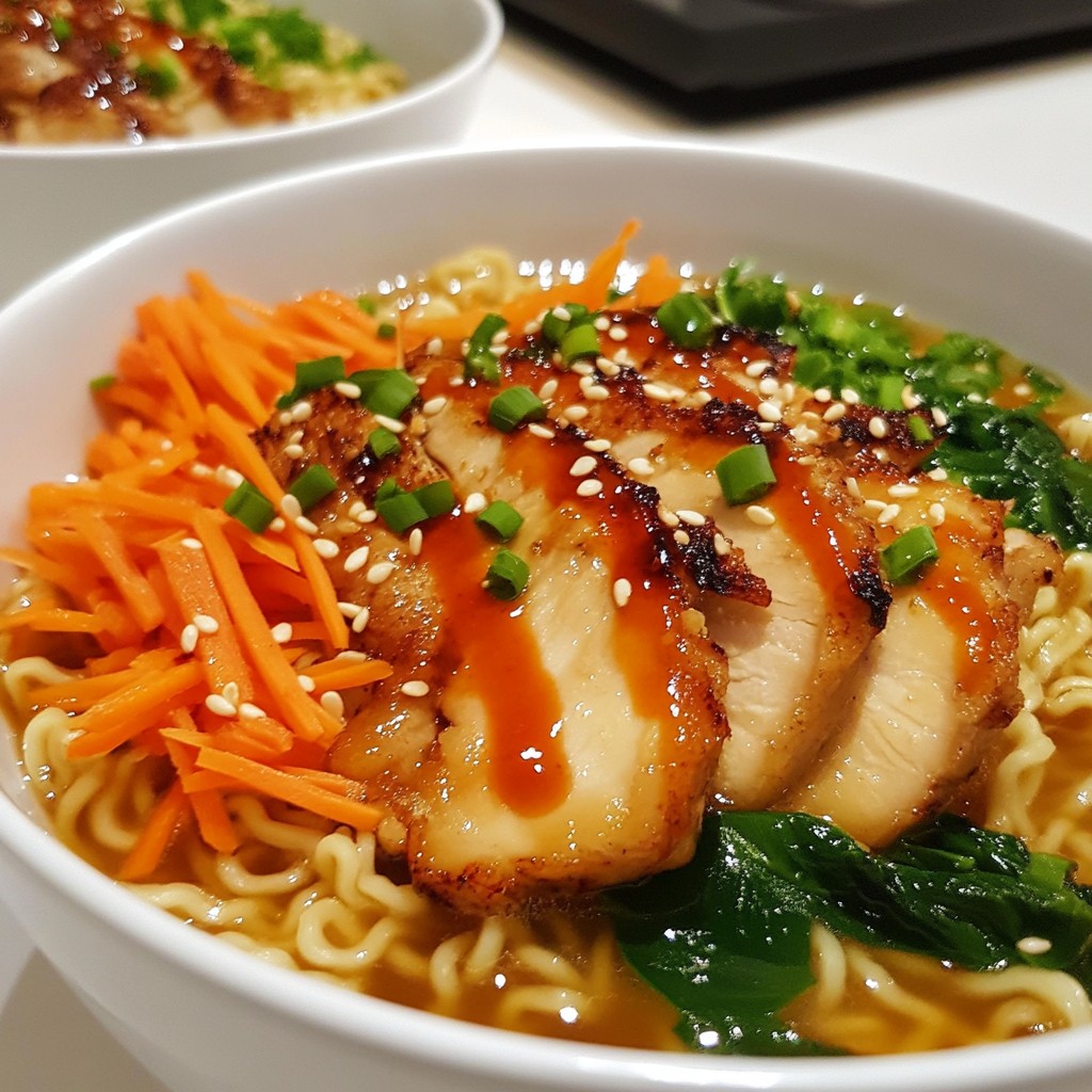 Spicy Sesame Chicken Ramen Quick and Flavorful Meal