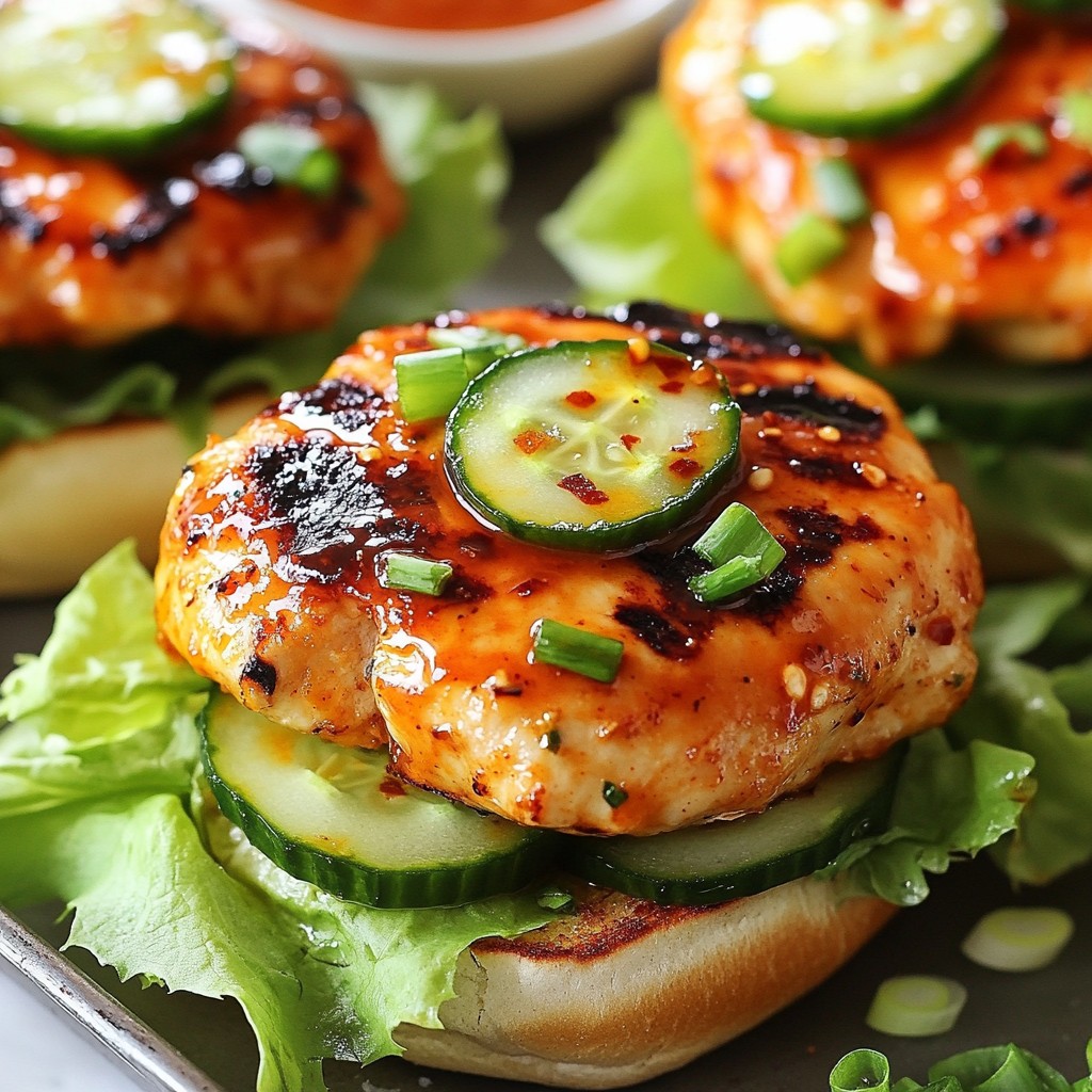 Sweet Chili Chicken Sliders Flavorful Party Snack