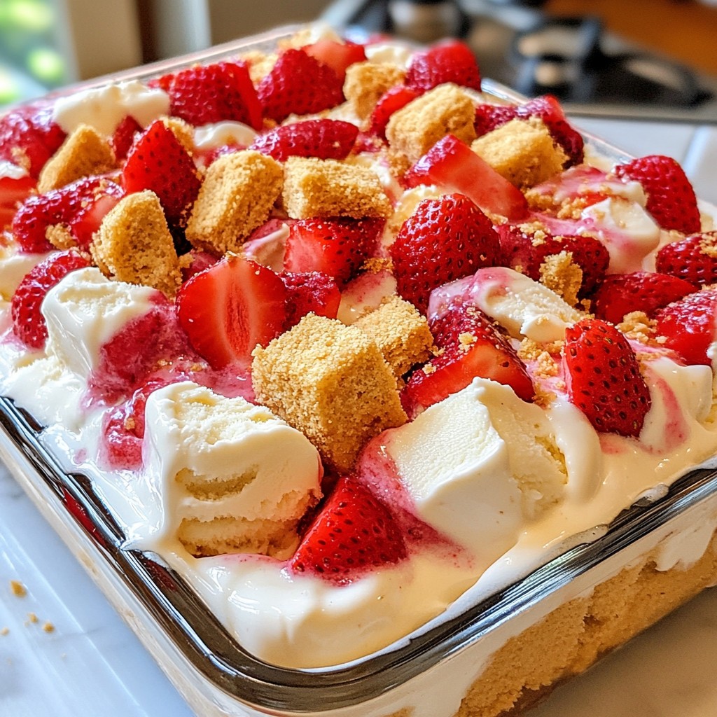 Strawberry Shortcake Ice Cream Bars Easy Cool Treat