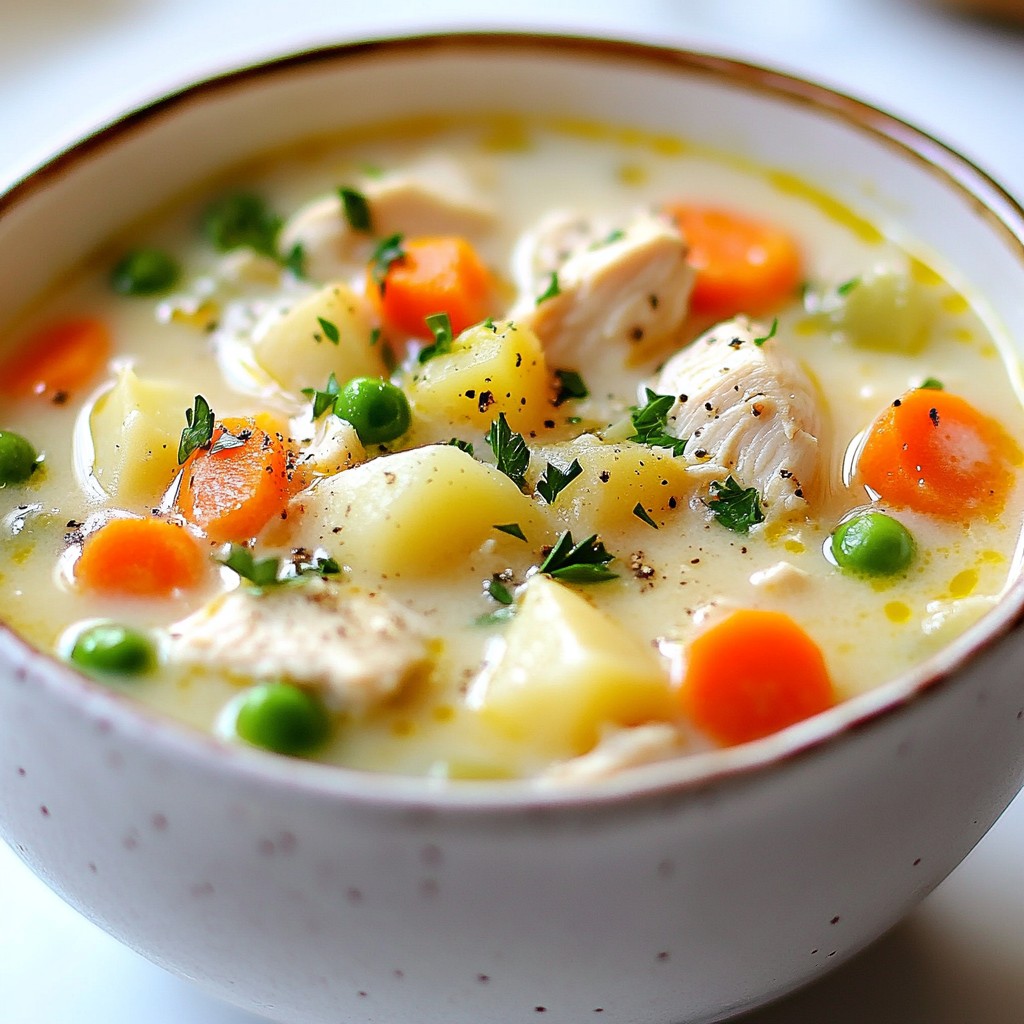 Classic Chicken Pot Pie Soup Comforting and Hearty Recipe