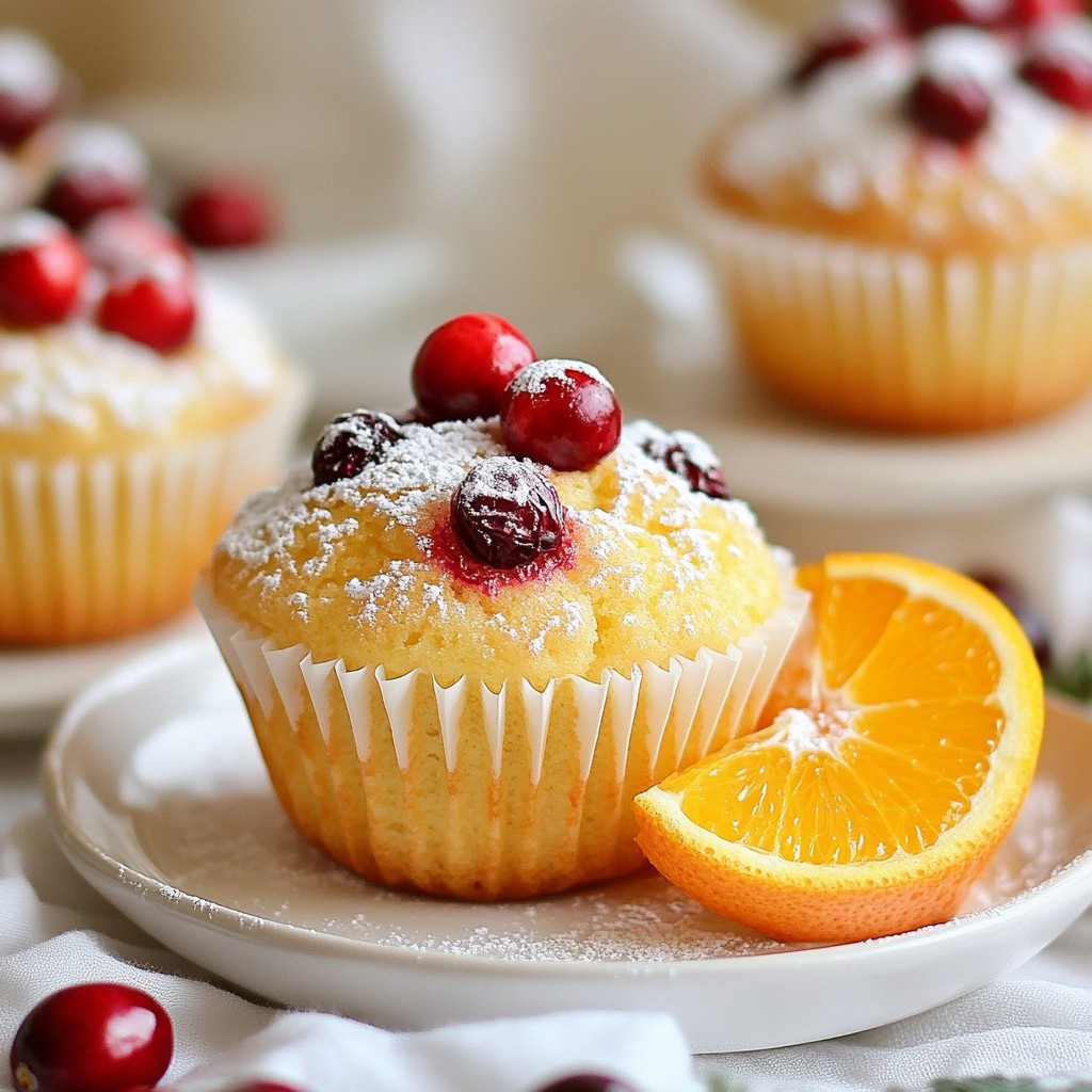 Delicious Orange Cranberry Muffins Easy and Quick Recipe