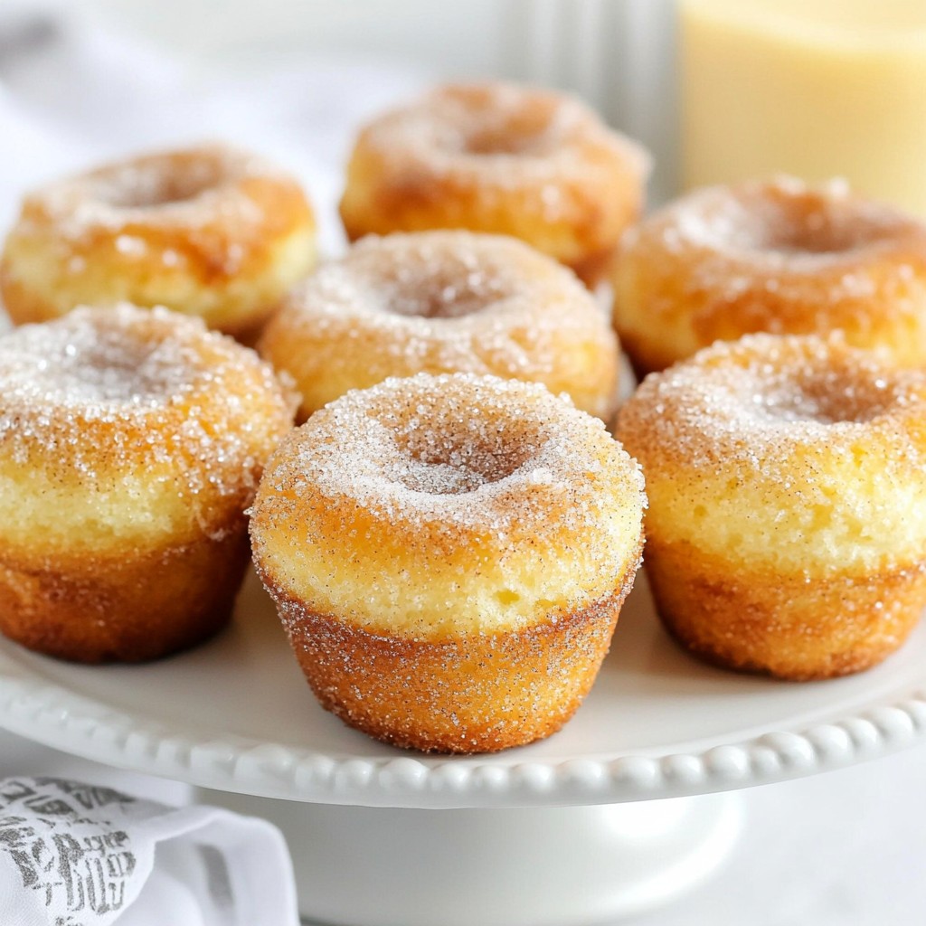 Cinnamon Sugar Donut Muffins Tasty Morning Delight