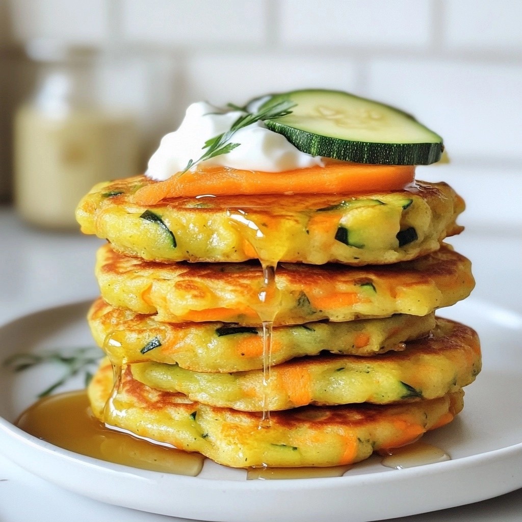 Fluffy Healthy Zucchini Carrot Pancakes Recipe Guide