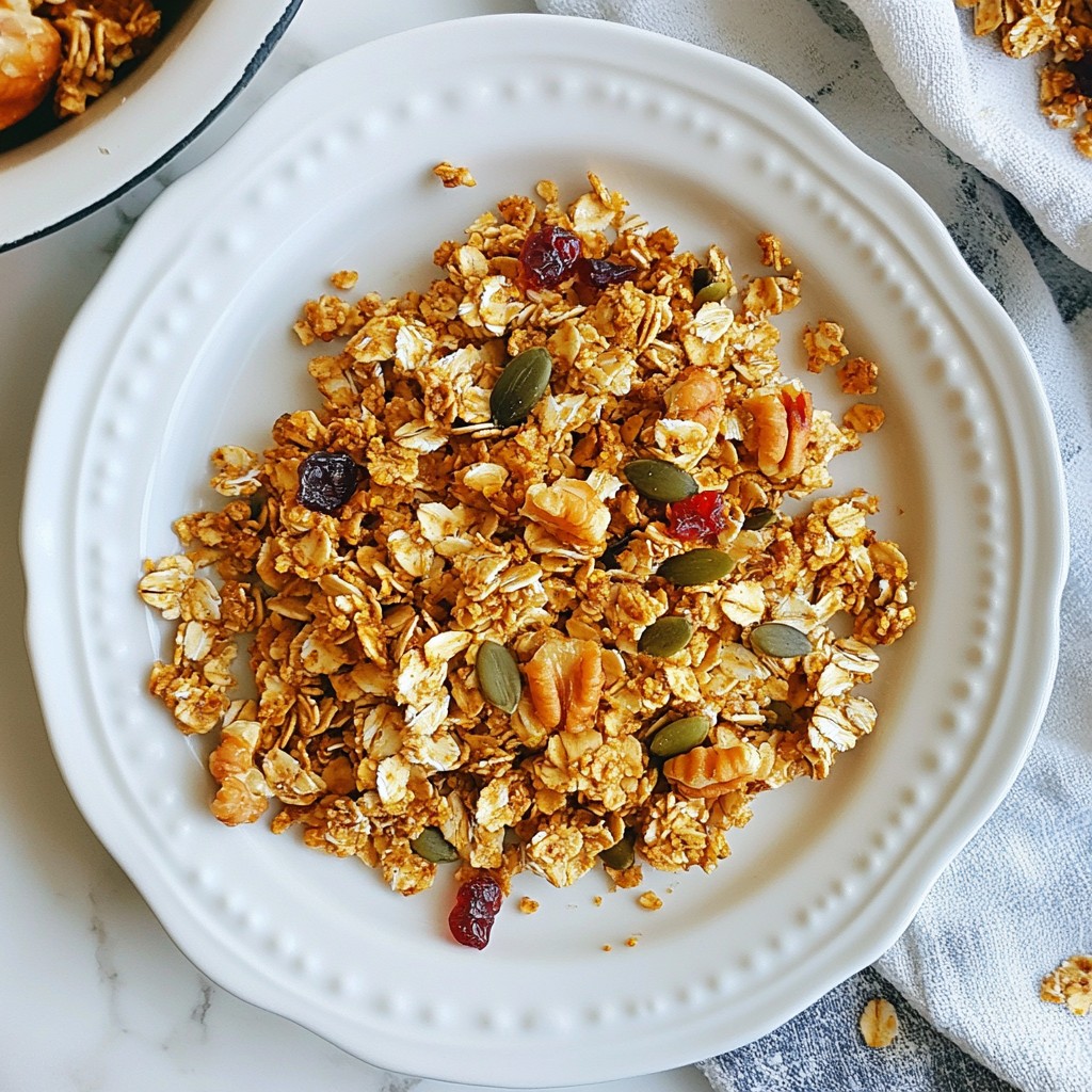 Pumpkin Spice Granola Savory and Simple Recipe