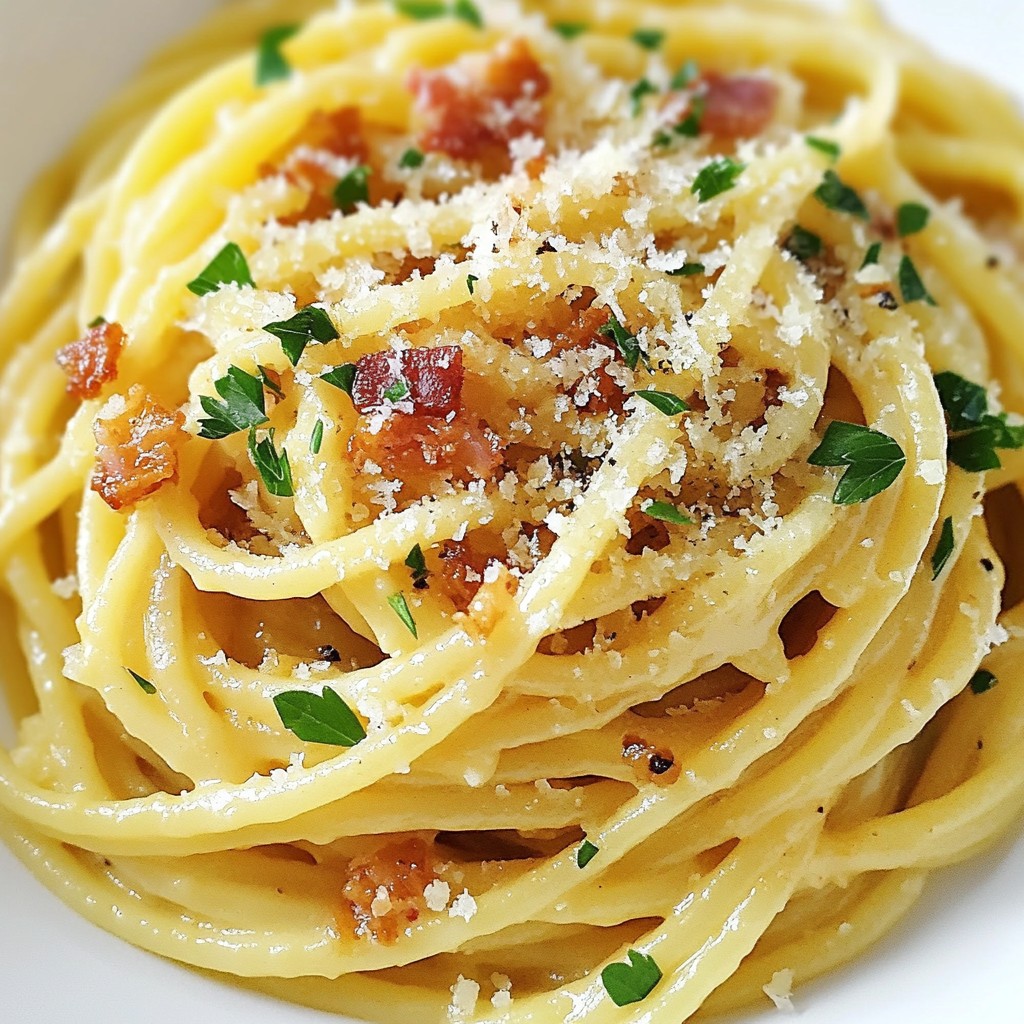 Caramelized Onion Carbonara Rich and Flavorful Dish