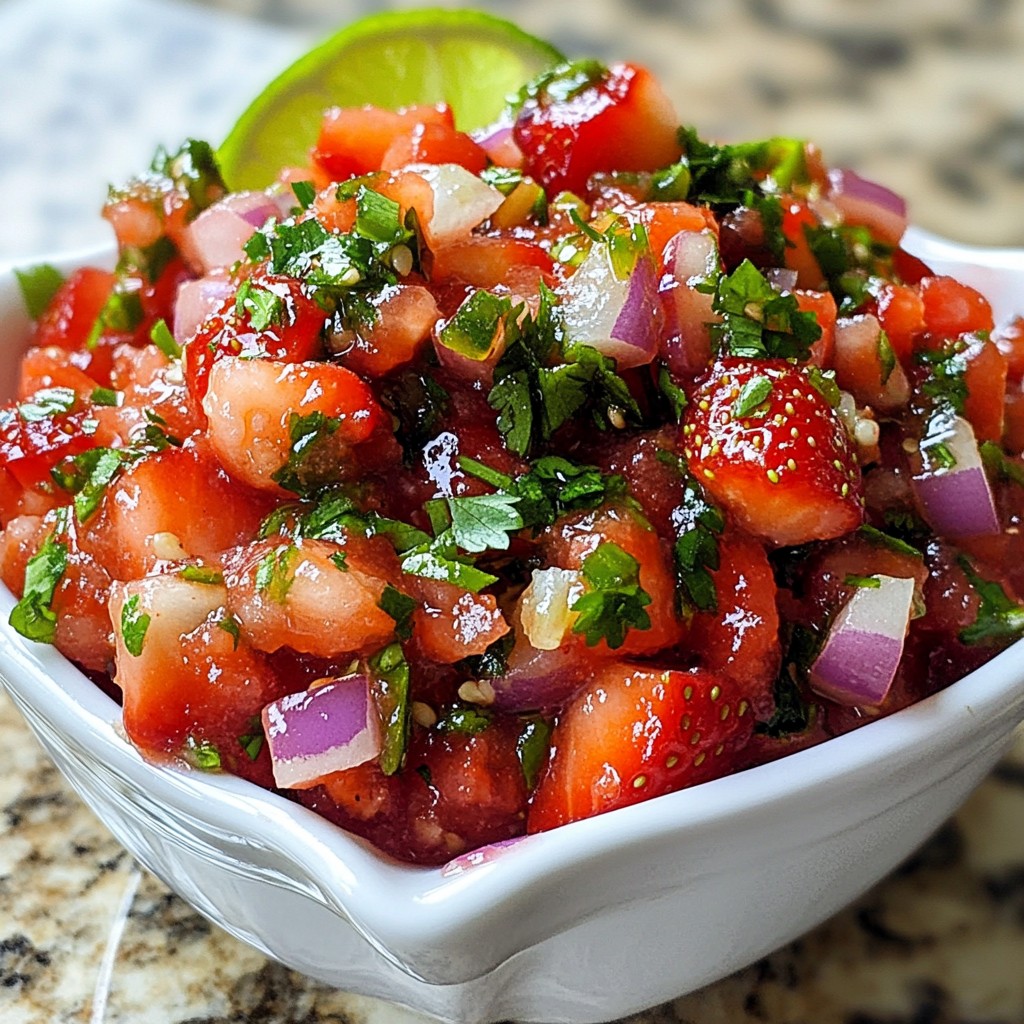 Strawberry Jalapeño Salsa Flavorful and Fresh Recipe
