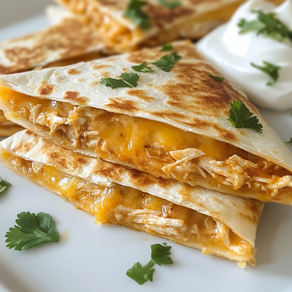 Spicy Chipotle Chicken Quesadillas Flavorful and Easy