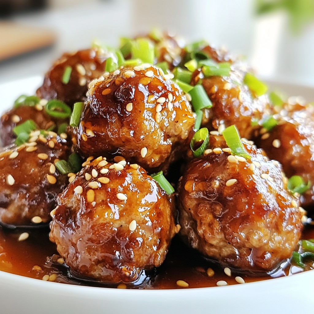 Sticky Sweet Honey Soy Meatballs Easy Flavorful Recipe