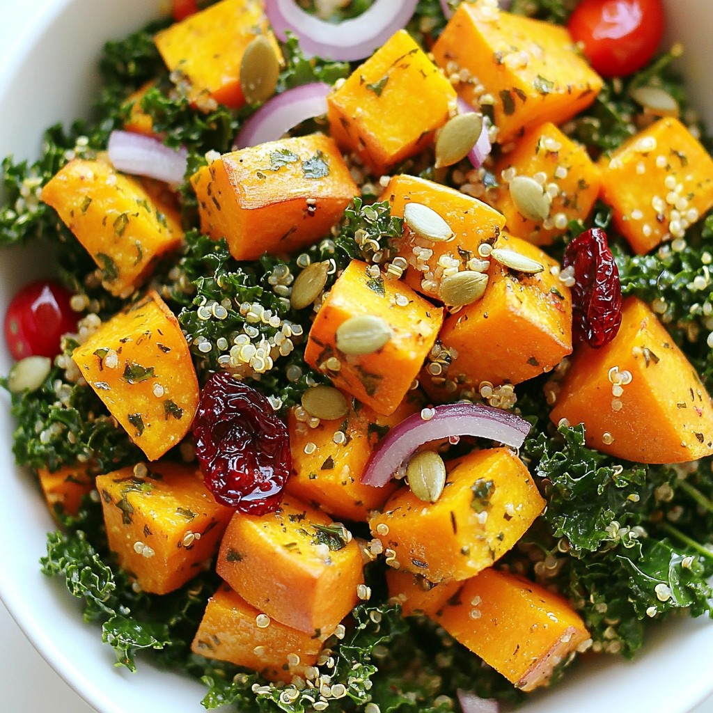 Nutritious Sweet Potato and Kale Power Salad Recipe