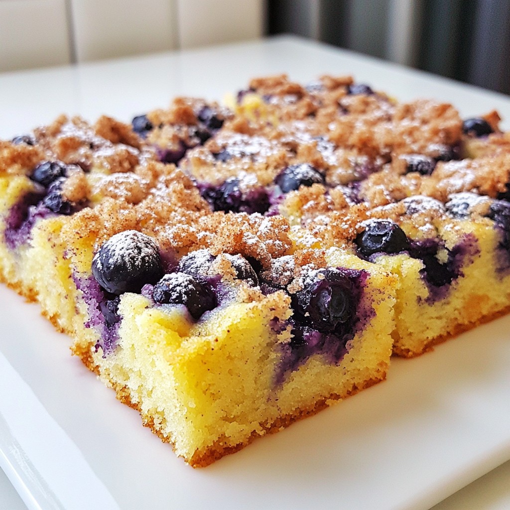 Blueberry Streusel Coffee Cake Delightful and Easy Bake
