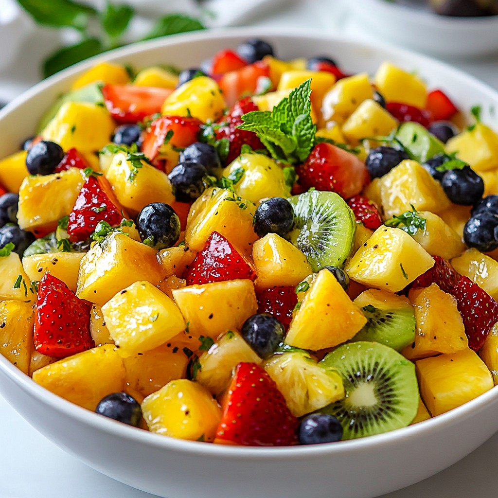 Honey Lime Fruit Salad Fresh and Flavorful Treat