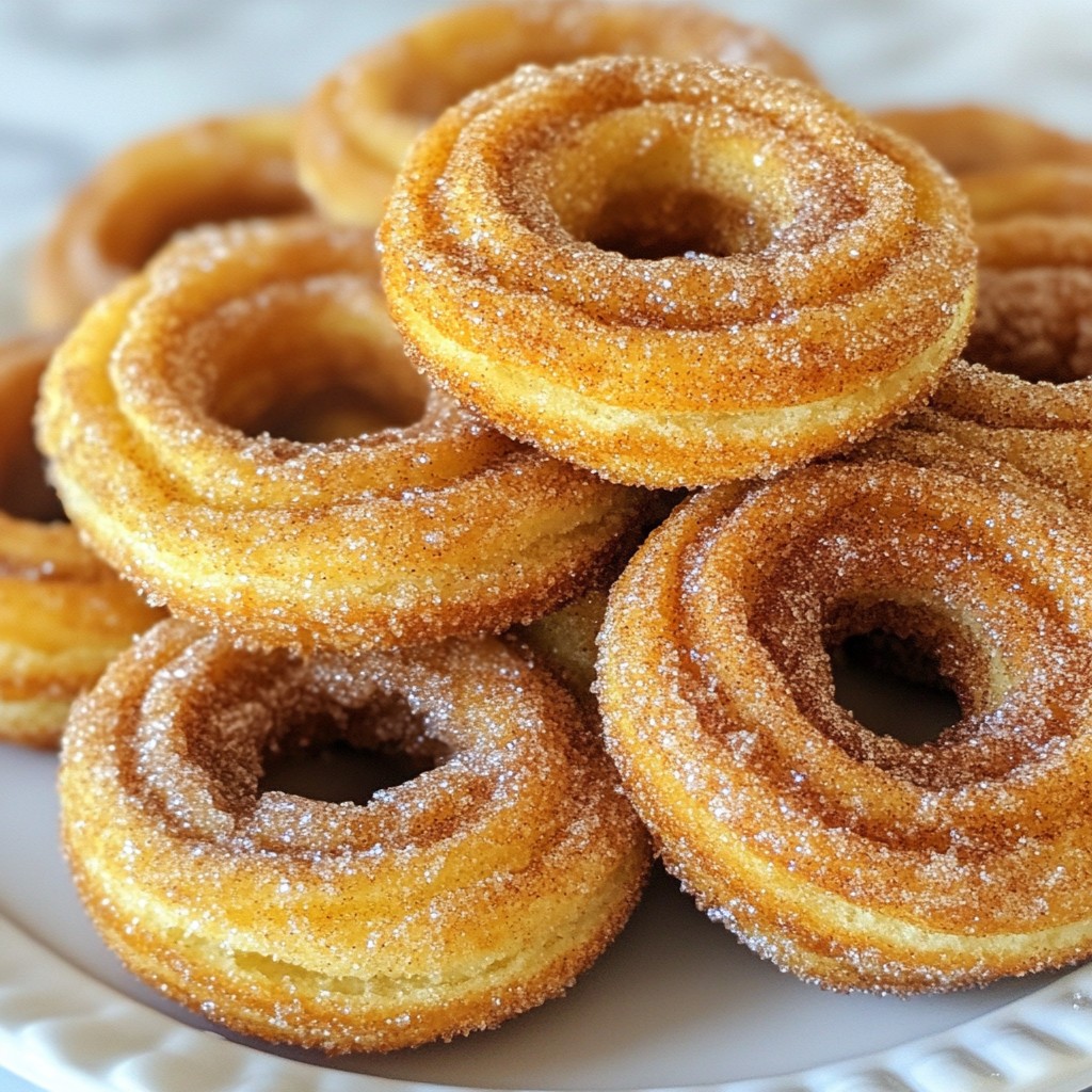 Cinnamon Sugar Churro Donuts Delightful Easy Treat