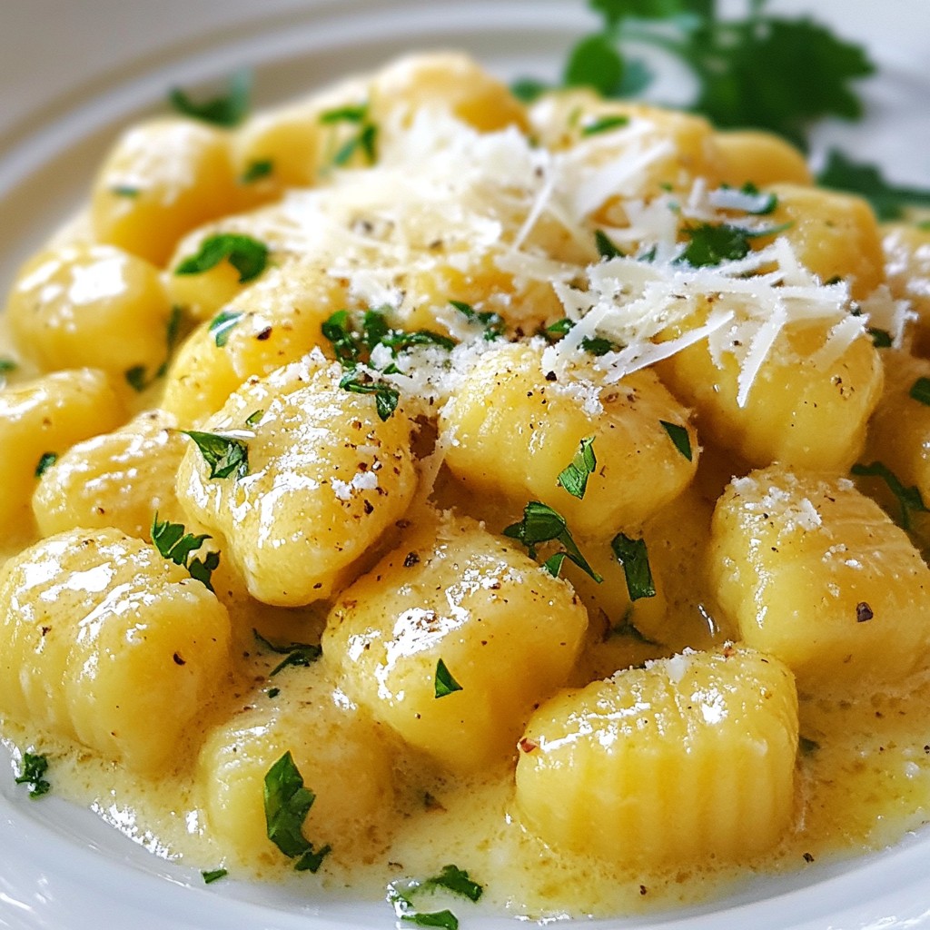 Creamy Garlic Parmesan Gnocchi Delightful Dinner Dish