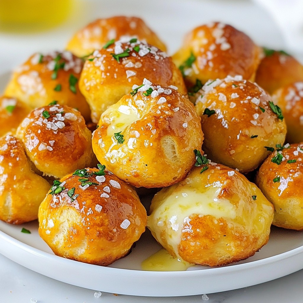 Garlic Parmesan Pretzel Bites Tasty and Simple Recipe