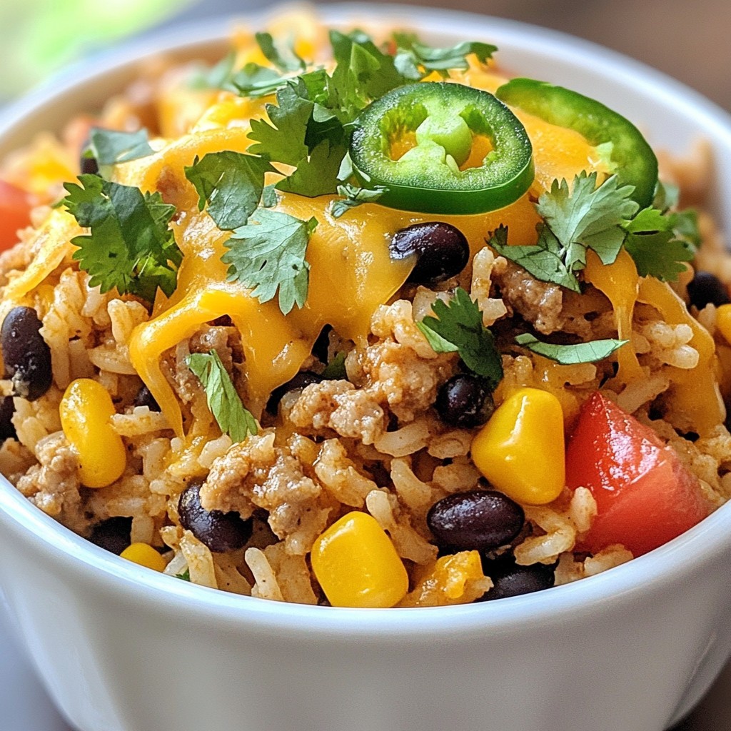 One Pot Taco Rice Flavorful and Simple Meal Recipe