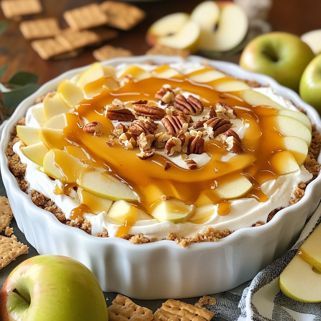 Caramel Apple Cheesecake Dip Decadent and Easy Treat