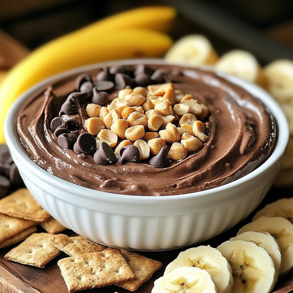Chocolate Peanut Butter Cheesecake Dip Delightful Treat