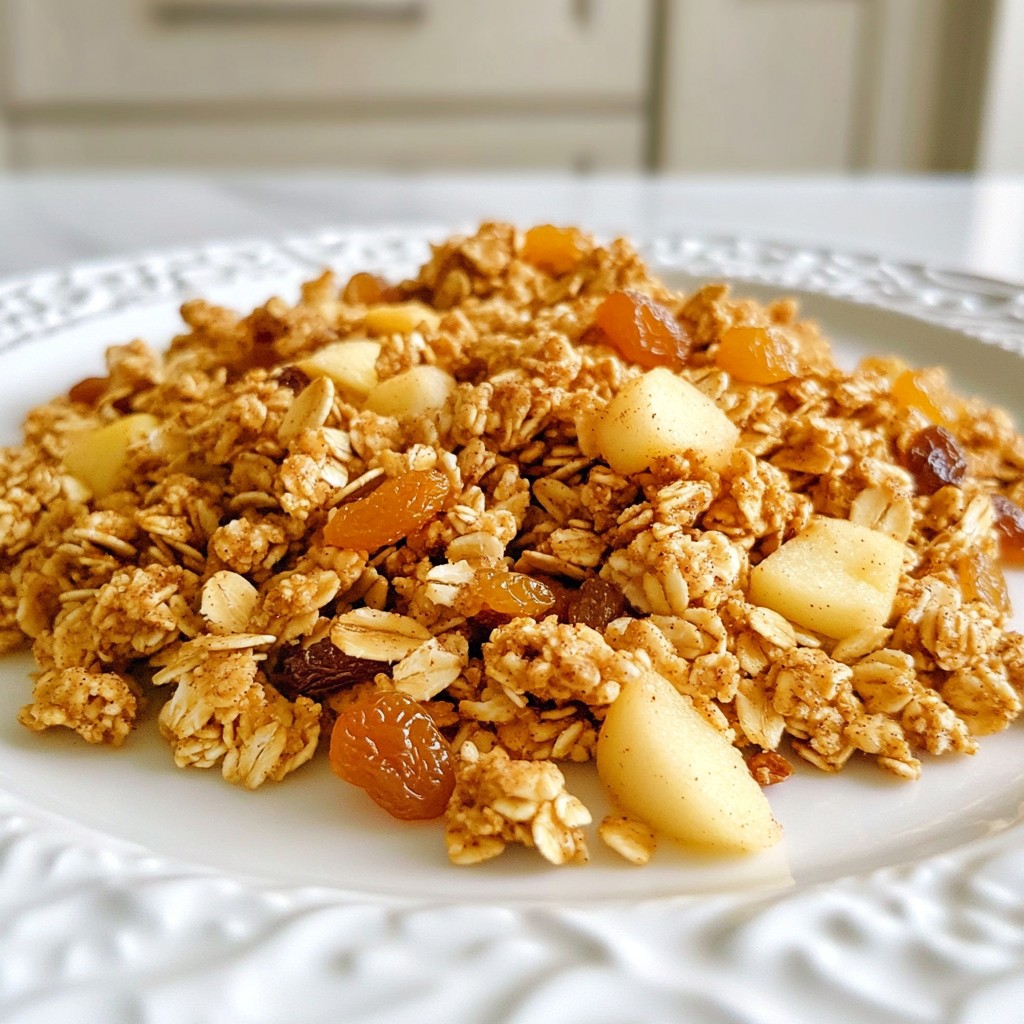 Apple Pie Granola Crunchy and Flavorful Recipe