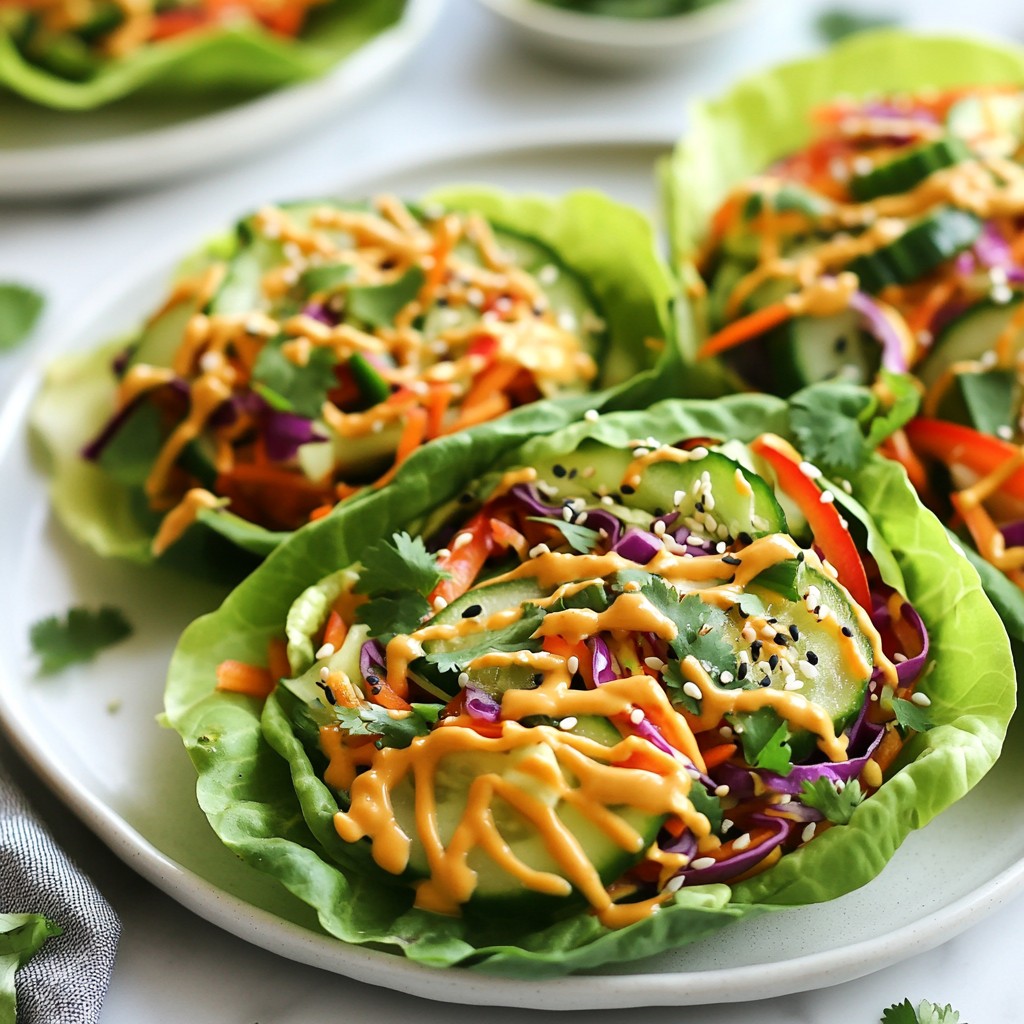 Crunchy Healthy Asian Slaw Wraps Delightful Recipe