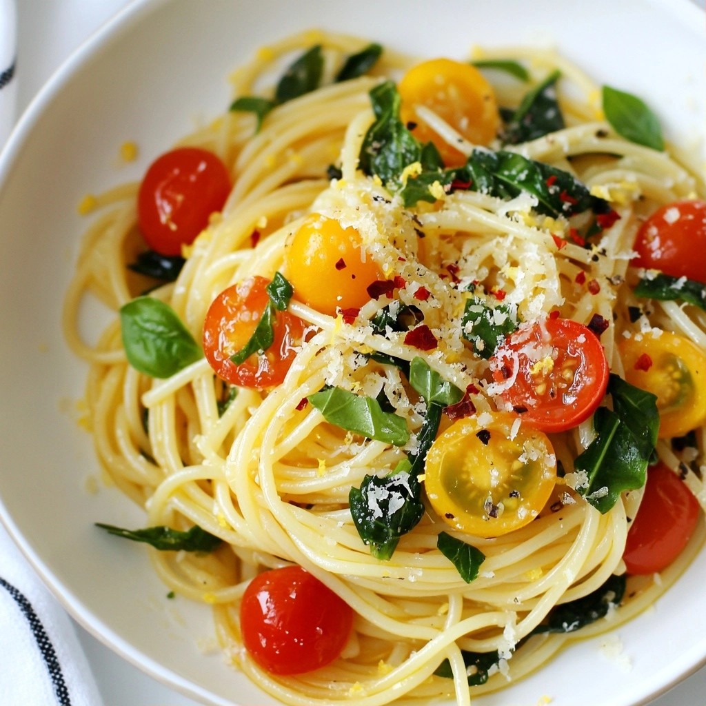 Zesty Healthy Lemon Herb Pasta Easy and Flavorful Dish