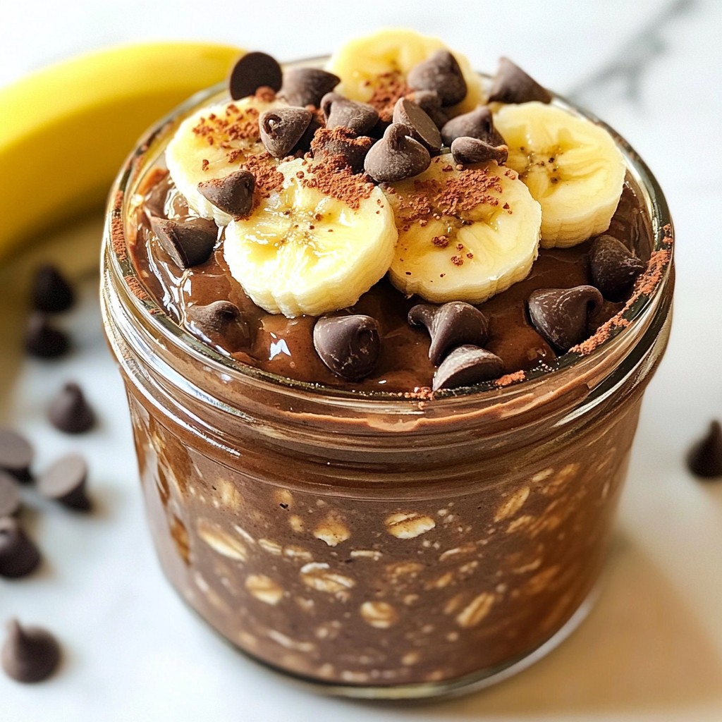 Brownie Batter Overnight Oats Easy and Delicious Treat