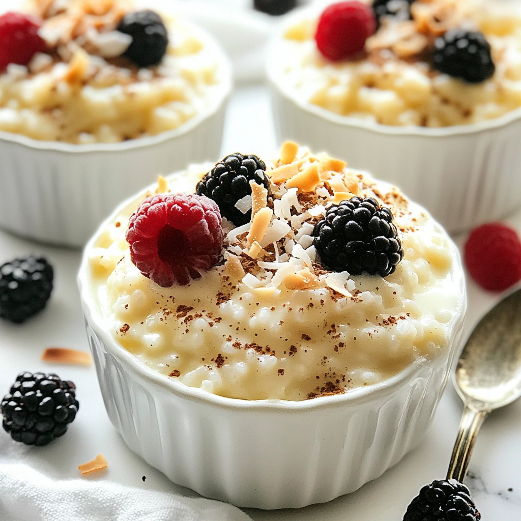 Vanilla Bean Rice Pudding Creamy and Cozy Recipe