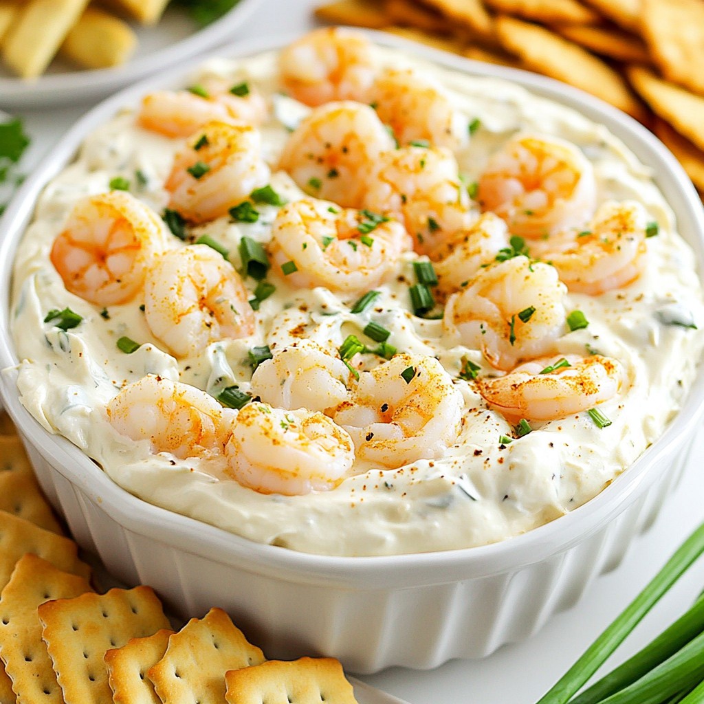 Creamy Cajun Shrimp Dip Flavorful Party Delight