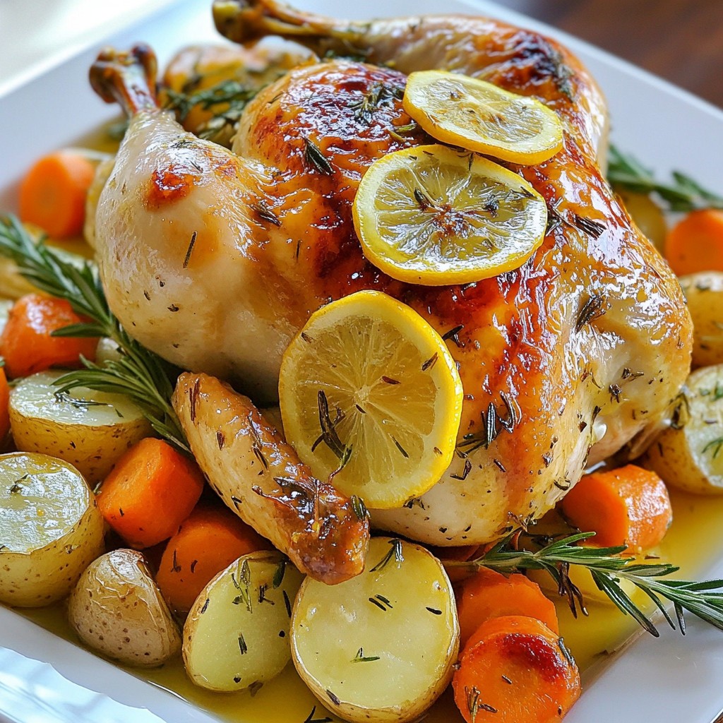 Lemon Rosemary Roasted Chicken Flavorful Family Meal
