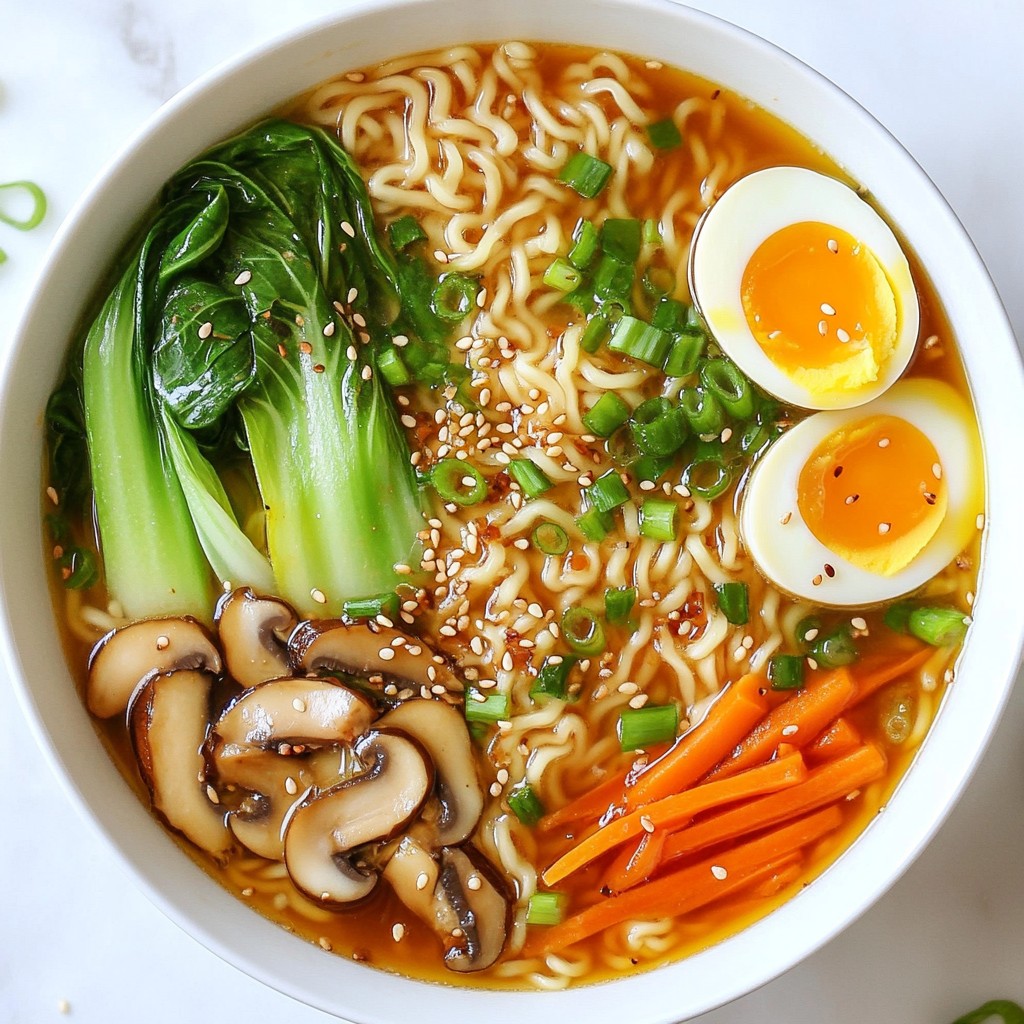 Spicy Garlic Ramen Noodles Flavorful and Quick Meal