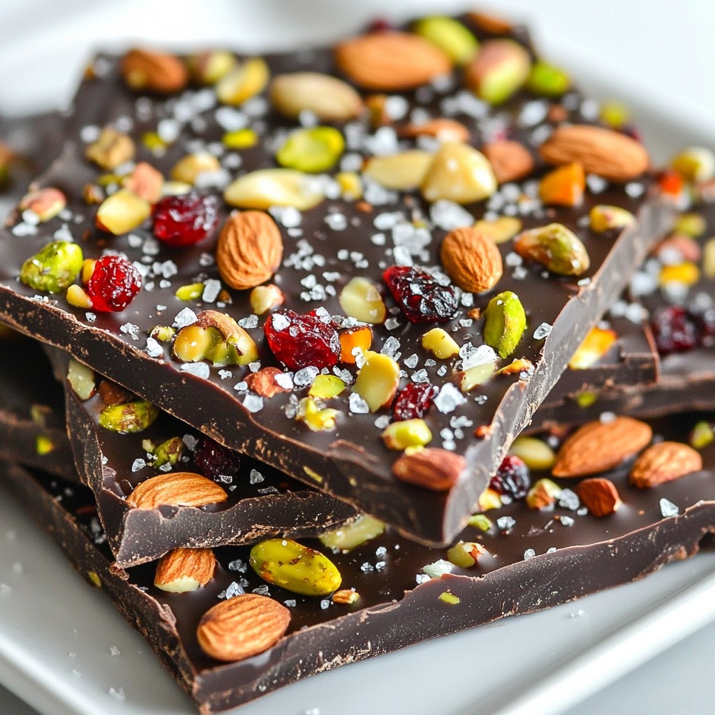 Dark Chocolate Sea Salt Bark Rich and Flavorful Treat