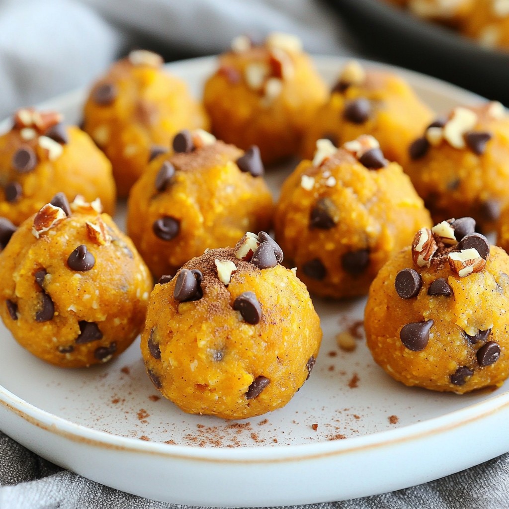 Pumpkin Chocolate Chip Energy Bites Easy and Delightful