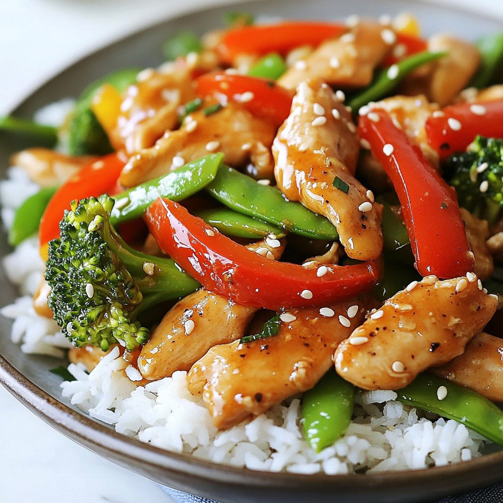 Sesame Ginger Chicken Stir Fry Flavorful and Quick Meal