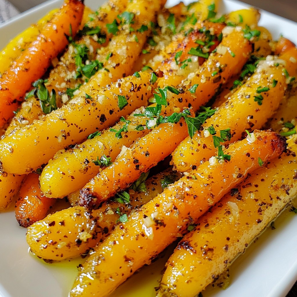 Garlic Herb Roasted Carrots Flavorful and Simple Dish
