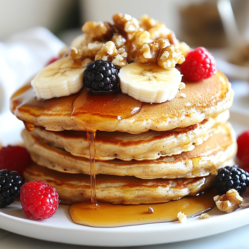Maple Cinnamon Oatmeal Pancakes Flavorful Breakfast Treat