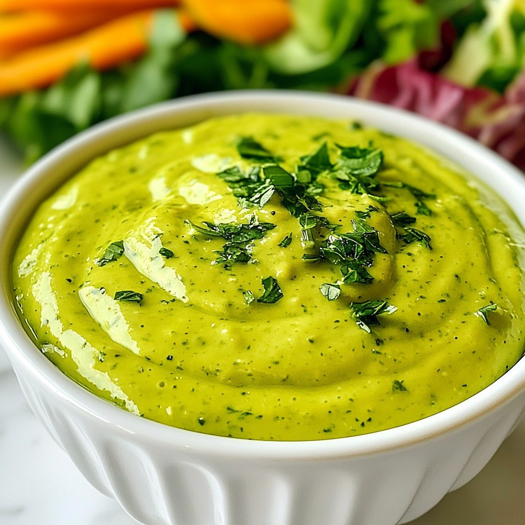 Creamy Avocado Lime Dressing Easy and Flavorful Recipe
