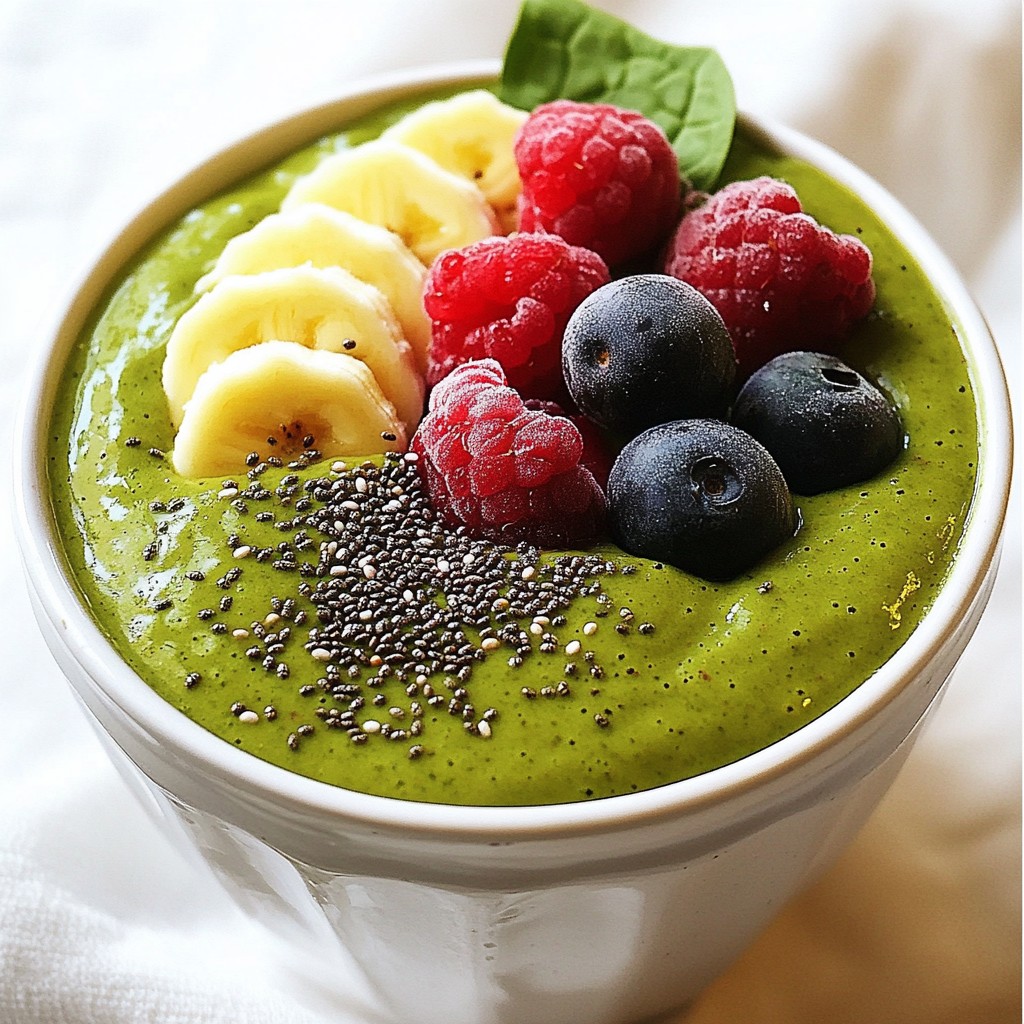Energizing Healthy Berry Green Smoothie Recipe