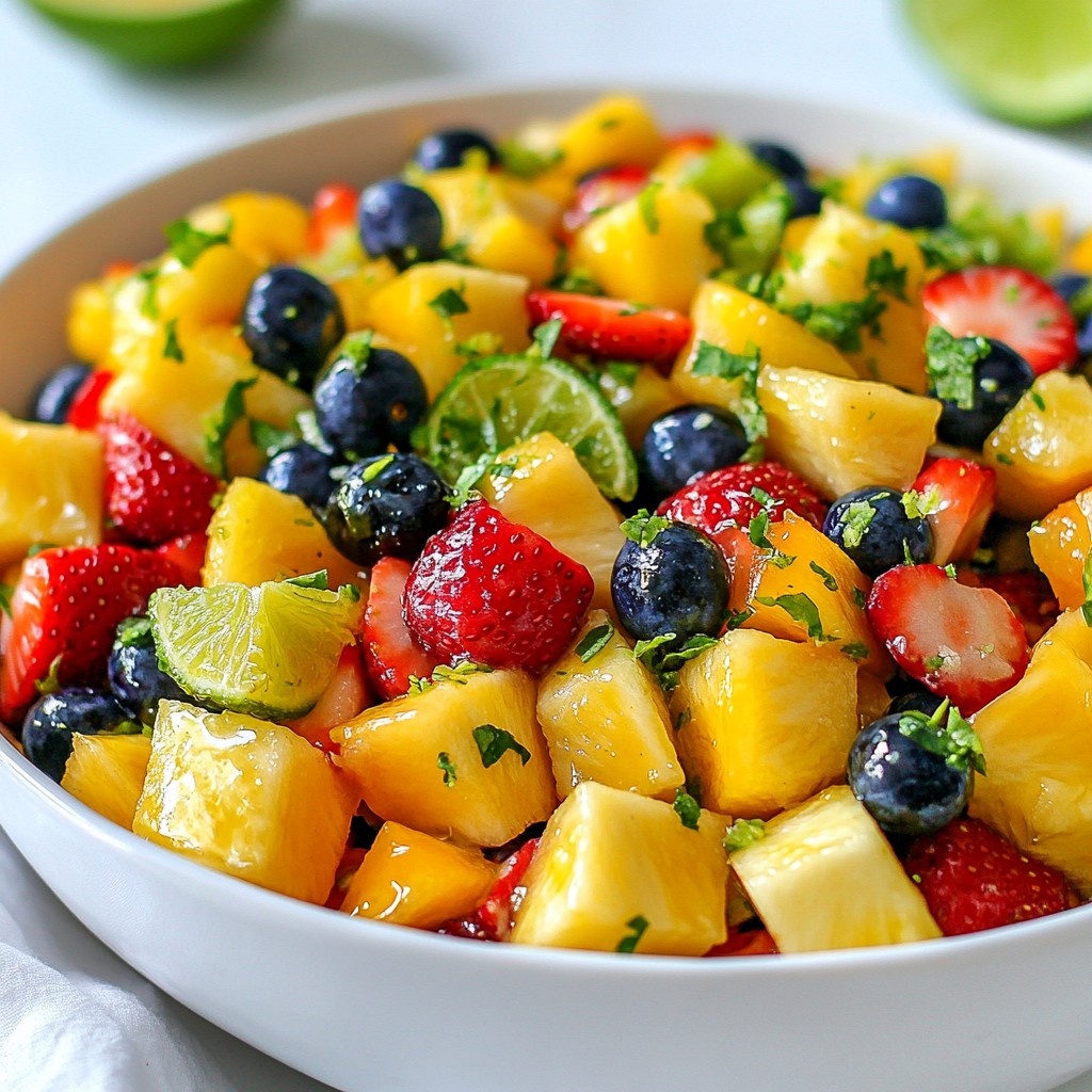 Honey Lime Fruit Salad Fresh and Flavorful Delight