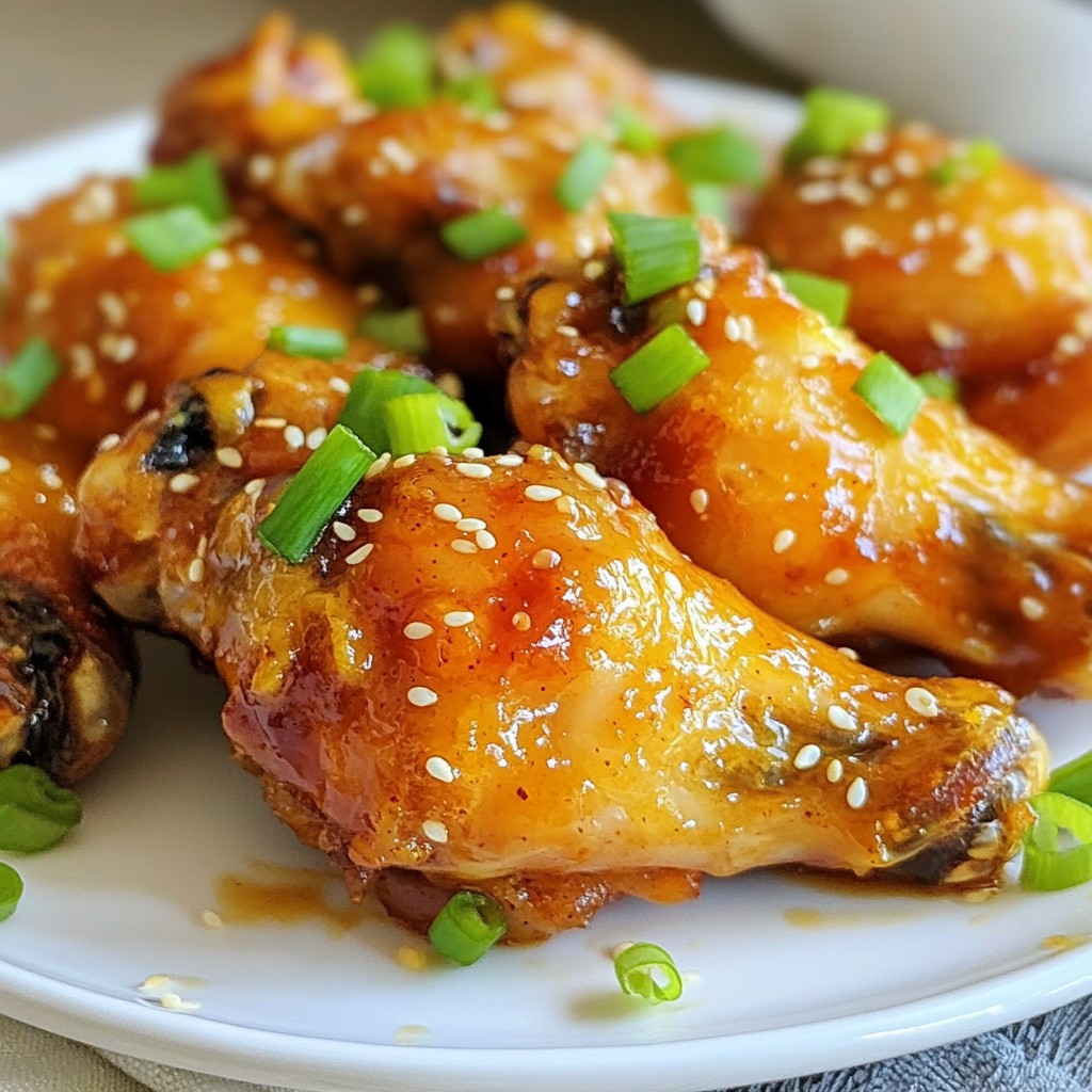 Honey Sriracha Chicken Wings Bold and Flavorful Delight