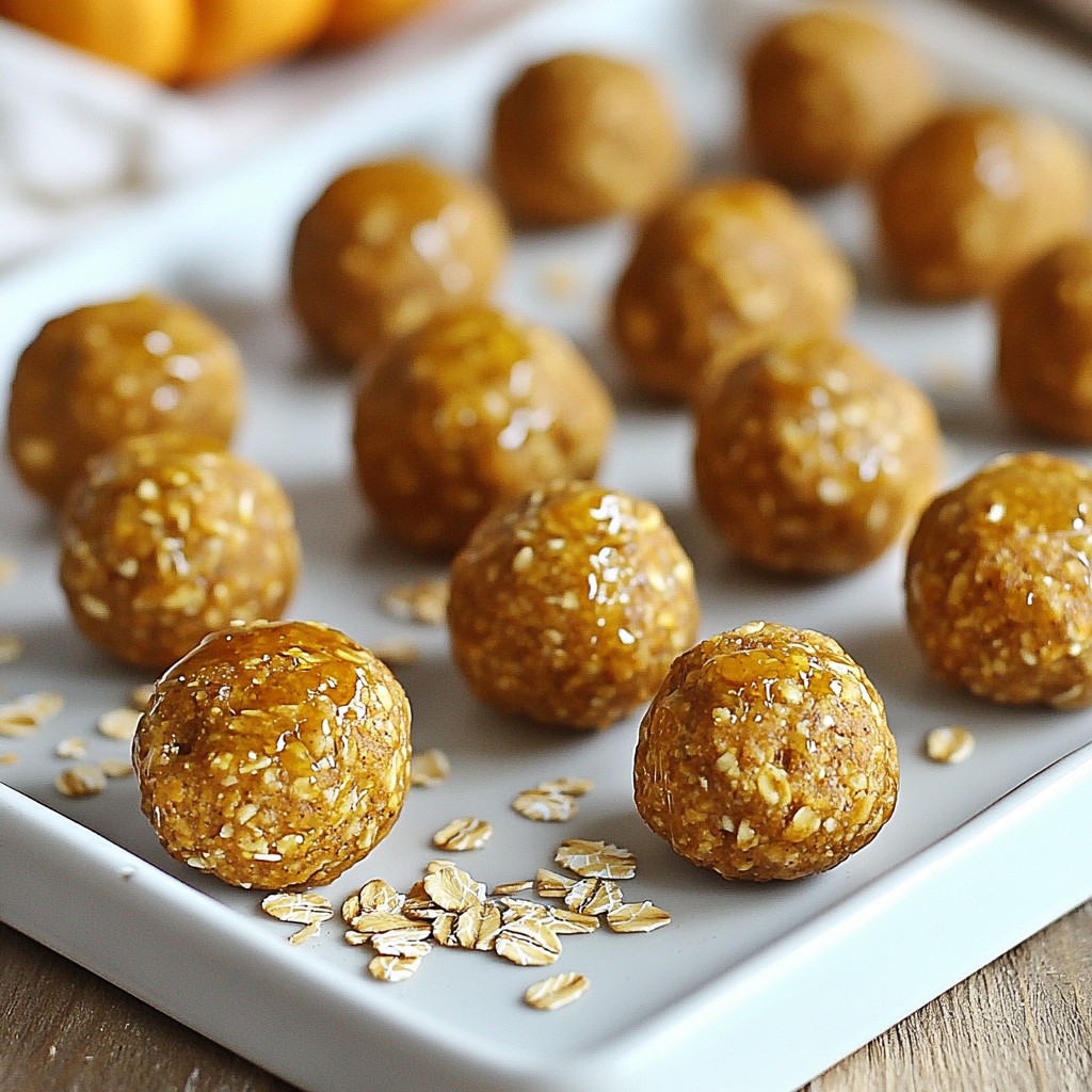 Pumpkin Spice Energy Bites Easy and Tasty Snack