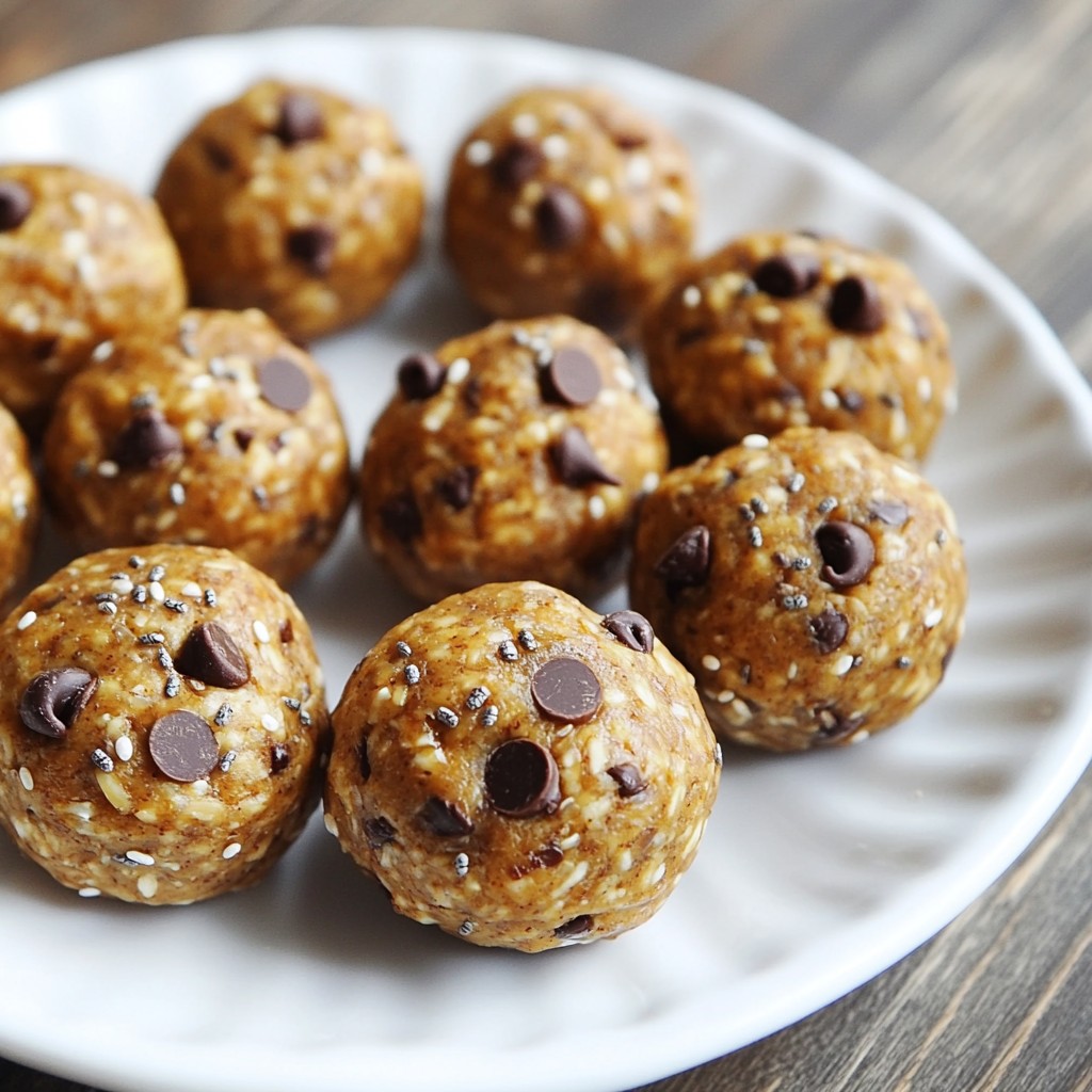 Peanut Butter Chocolate Chip Energy Bites Quick Recipe