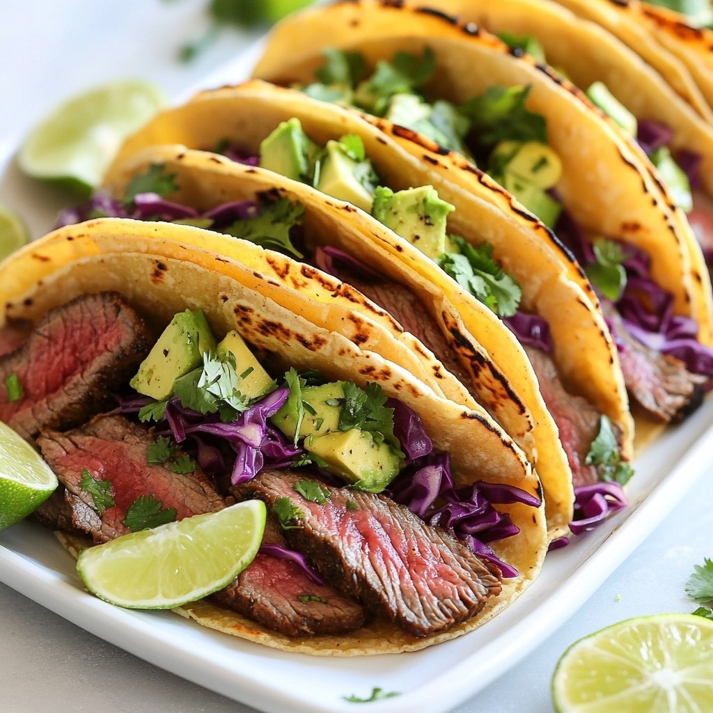Chili Lime Steak Tacos Flavorful and Satisfying Meal