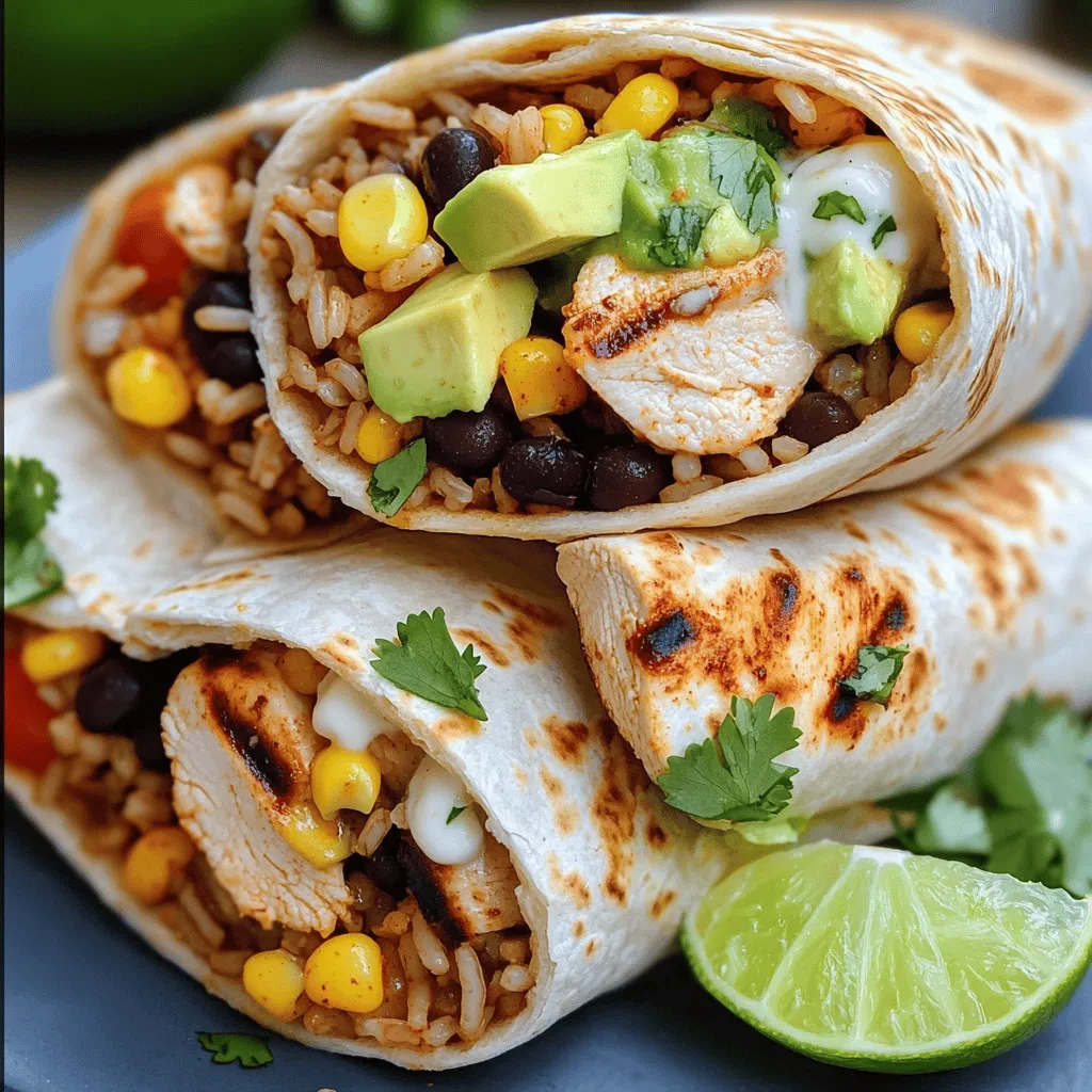 Chipotle Ranch Grilled Chicken Burrito Recipe Delight