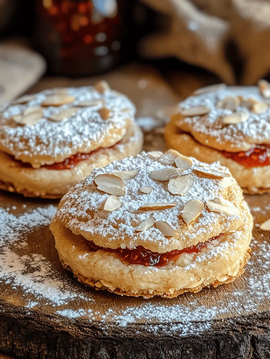 Raspberry-Filled Almond Snow Cookies: A Delightful Treat