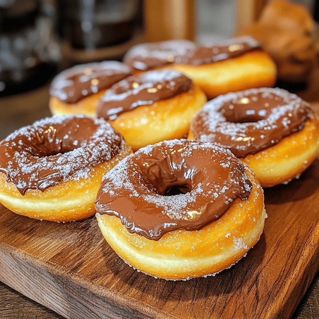 Nutella Stuffed Donuts: A Sweet Indulgence