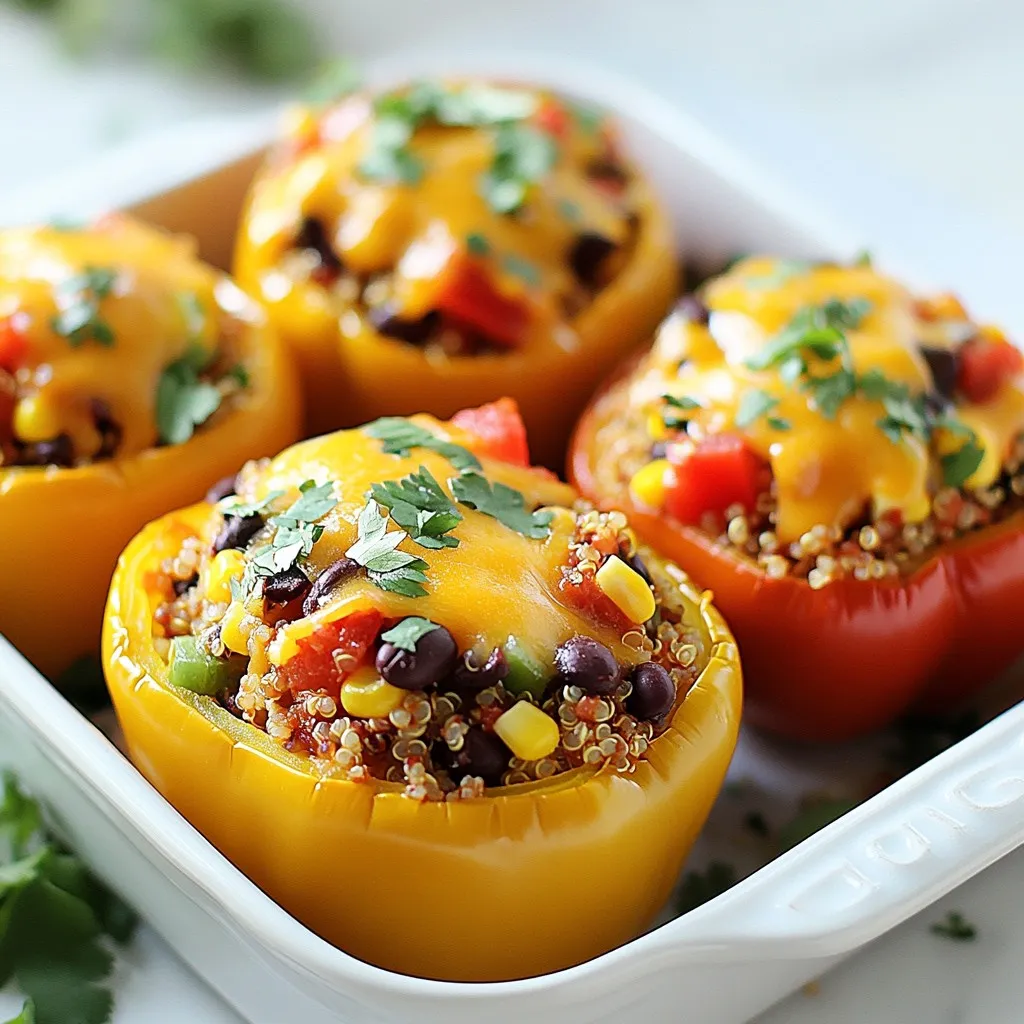 Southwest Quinoa Stuffed Peppers Flavorful and Wholesome